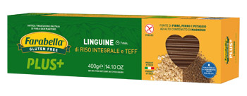 FARABELLA LINGUINE RISO INTEGRALE E TEFF 400 G - farmagiri