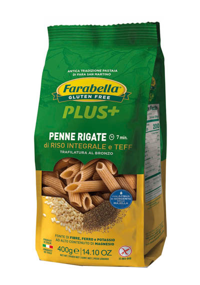 FARABELLA PENNE RISO INTEGRALE E TEFF 400 G - farmagiri