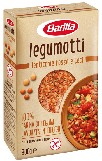 BARILLA LEGUMOTTI LENTICCHIE ROSSE E CECI 300 G - farmagiri