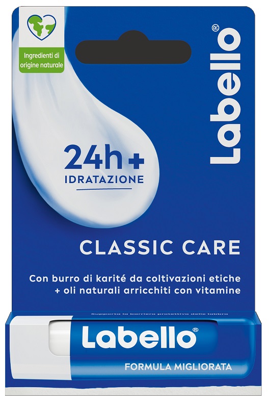 LABELLO CLASSIC CARE STICK 24H IDRATAZIONE FONDENTE SULLE LABBRA 5,5 ML - farmagiri