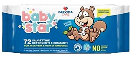 BABYSTAR SALVIETTE BEBE' POPUP 72 PEZZI - farmagiri