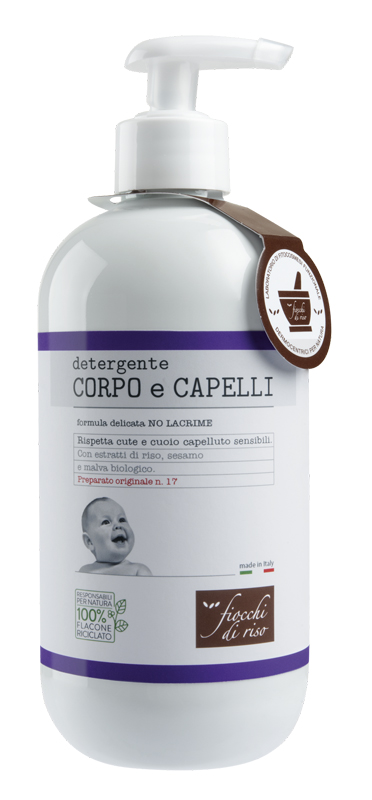 FIOCCHI DI RISO DETERGENTE CAPELLI E CORPO 400 ML - farmagiri