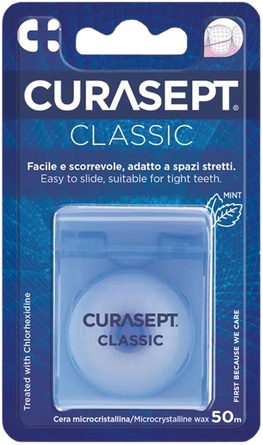 CURASEPT FLOSS CLASSIC CERATO CLOREXIDINA - farmagiri