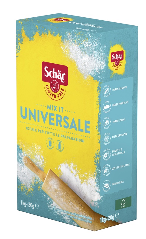 SCHAR MIX IT FARINA UNIVERSALE SENZA LATTOSIO 1 KG + 20 G - farmagiri