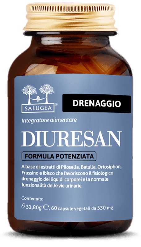 SALUGEA DIURESAN FORMULA POTENZIATA 60 CAPSULE - farmagiri