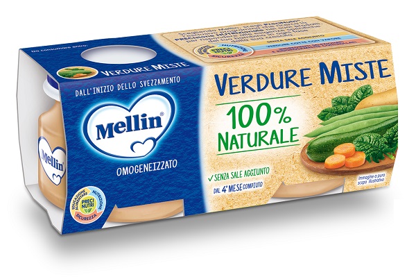 MELLIN OMOGENEIZZATO DI VERDURE MISTE 4 X 80 G - farmagiri
