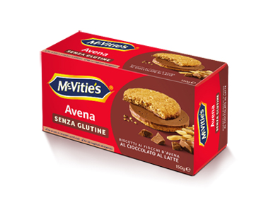 MC VITIE'S AVENA AL CIOCCOLATO AL LATTE SENZA GLUTINE 150 G - farmagiri
