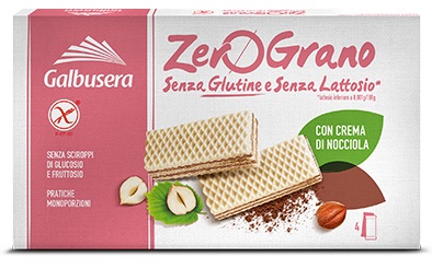 ZEROGRANO WAFER NOCCIOLA 180 G - farmagiri