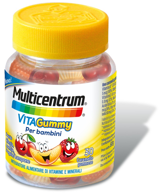 MULTICENTRUM VITAGUMMY 30 CARAMELLE GOMMOSE - farmagiri