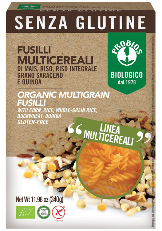 FUSILLI MULTICEREALI 340 G - farmagiri