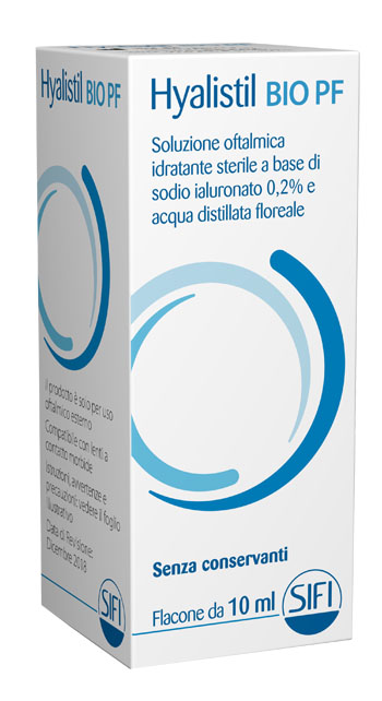 GOCCE OCULARI HA 0,2% E ACQUE DISTILLATE HYALISTIL BIO PF FRUTTI ROSSI 10 ML - farmagiri