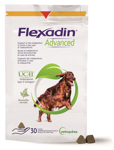 FLEXADIN ADVANCED CANE TUTTE LE TAGLIE 30 TAVOLETTE APPETIBILI - farmagiri