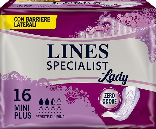 LINES SPECIALIST PANNOLONE MINI PLUS FARMA 16 PEZZI - farmagiri