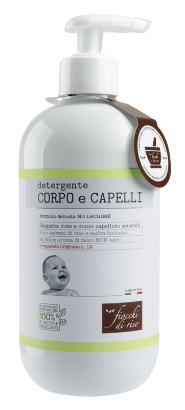 FIOCCHI DI RISO DETERGENTE CORPO/CAPELLI TALCO 400 ML - farmagiri