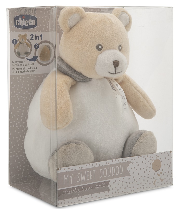 CHICCO MY SWEET DOUDOU TEDDY BEAR BALL 0M+ - farmagiri