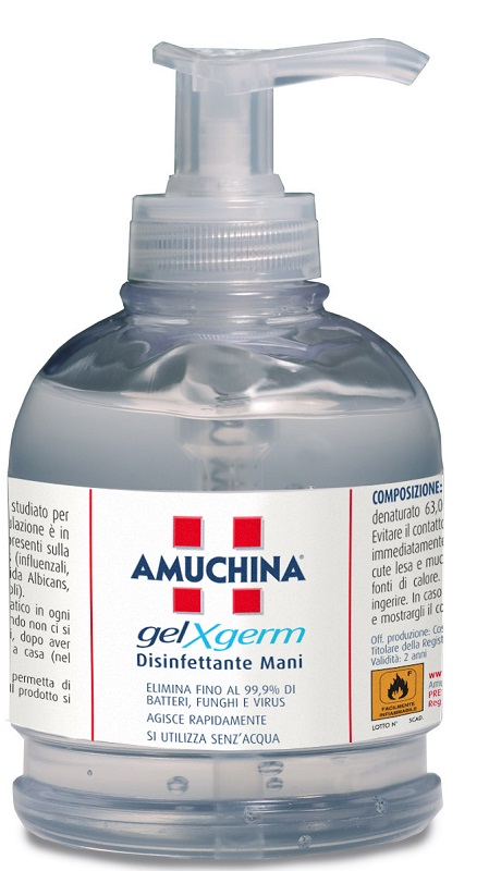 AMUCHINA GEL X-GERM DISINFETTANTE MANI 250 ML - farmagiri