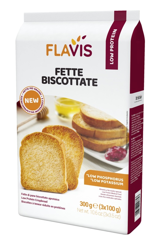 FLAVIS FETTE BISCOTTATE APROTEICHE 300 G - farmagiri