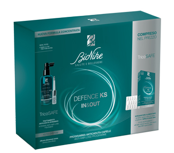 DEFENCE KS BIPACK TRATTAMENTO ANTICADUTA + INTEGRATORE 30 COMPRESSE - farmagiri