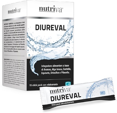 NUTRIVA DIUREVAL 15 STICK PACK DA 10 ML - farmagiri