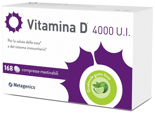 VITAMINA D 4000UI 168 COMPRESSE MASTICABILI - farmagiri