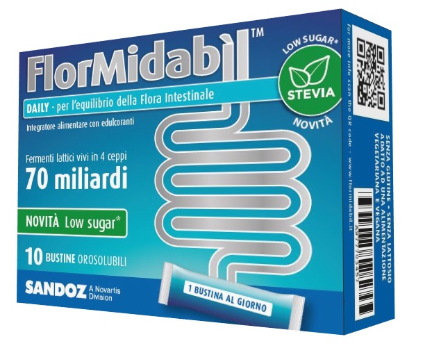 FLORMIDABIL DAILY 10 BUSTINE CON STEVIA - farmagiri