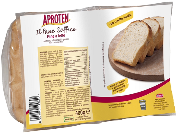 APROTEN PANE BIANCO FETTE 2 PEZZI DA 200 G - farmagiri