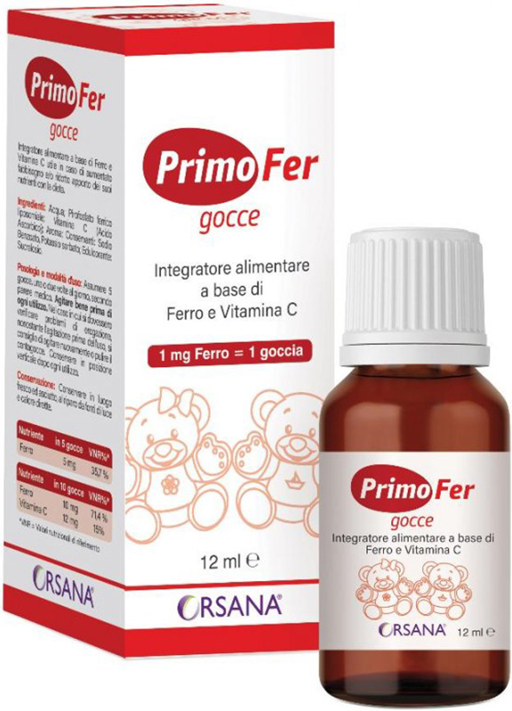 PRIMOFER GOCCE 12 ML - farmagiri