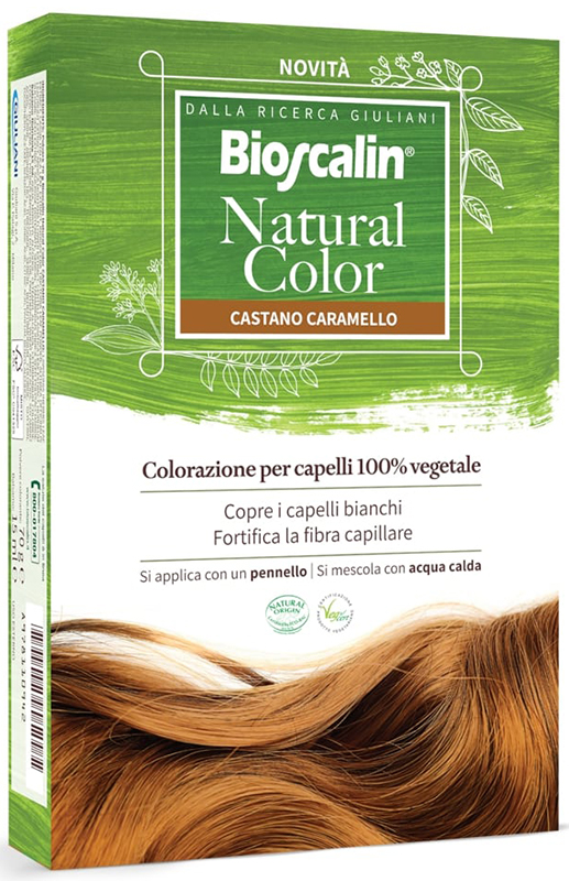 BIOSCALIN NATURAL COLOR CASTANO CARAMELLO 70 G - farmagiri