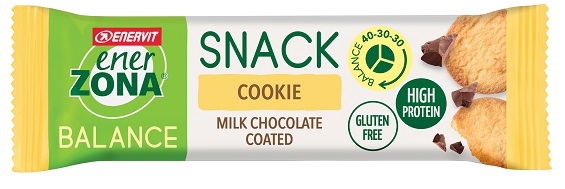 ENERZONA SNACK COOKIE MILK CIOCHOLATE 33 G - farmagiri