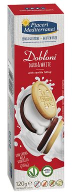 PIACERI MEDITERRANEI DOBLONI DARK & WHITE 120 G - farmagiri