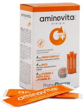 AMINOVITA PLUS ENERGIA 20 STICK PACK X 2 G - farmagiri