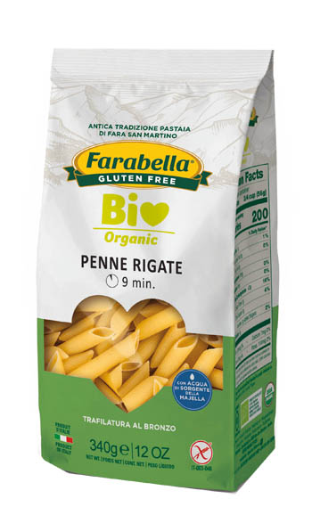 FARABELLA BIO PENNE RIGATE MAIS-RISO 340 G - farmagiri