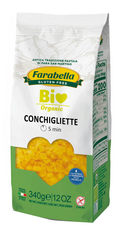 FARABELLA BIO CONCHIGLIETTE MAIS-RISO 340 G - farmagiri