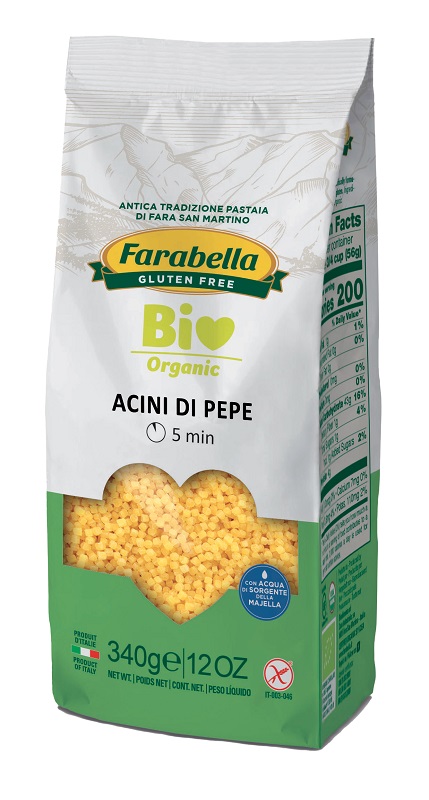 FARABELLA BIO ACINI DI PEPE MAIS-RISO 340 G - farmagiri