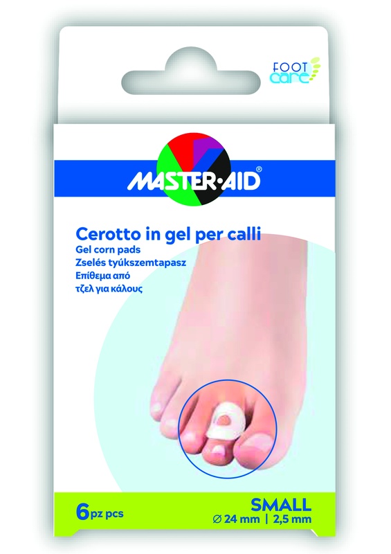 CEROTTO PROTEZIONE CALLI MASTER-AID FOOTCARE IN GEL SMALL 6 PEZZI B10 - farmagiri