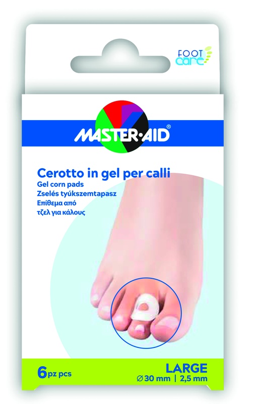 CEROTTO PROTEZIONE CALLI MASTER-AID FOOTCARE IN GEL LARGE 6 PEZZI B11 - farmagiri