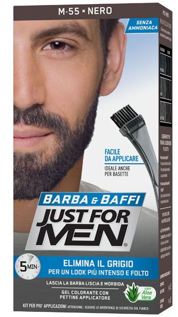 JUST FOR MEN BARBA & BAFFI M55 NERO 51 G - farmagiri