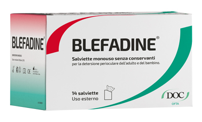 BLEFADINE 14 SALVIETTE MONOUSO PER DETERSIONE PERIOCULARE - farmagiri