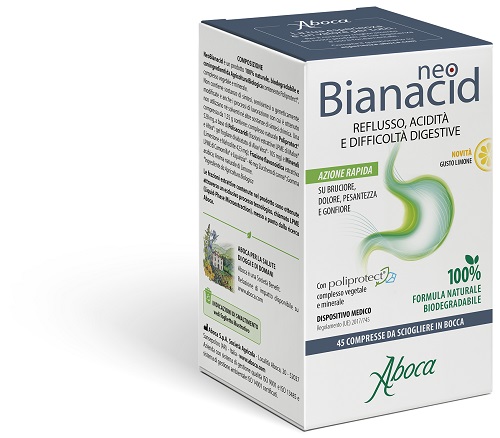 NEOBIANACID 45 COMPRESSE LIMONE - farmagiri