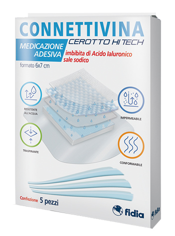 CEROTTO CONNETTIVINA HITECH 6 X 7 CM 5 PEZZI - farmagiri