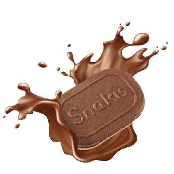 HAPPY FARM BISCOTTO CIALDA RIPIENO DI CREMA NOCCIOLA - SNAKIS NOCCIOLA 104 G - farmagiri