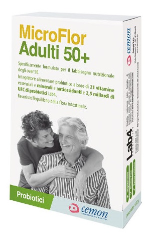 MICROFLOR ADULTI 50+ 30 CAPSULE - farmagiri