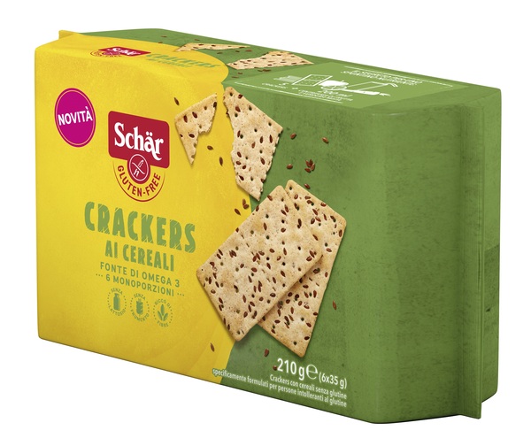 SCHAR CRACKERS CEREALI SENZA LATTOSIO 6 MONOPORZIONI DA 35 G - farmagiri