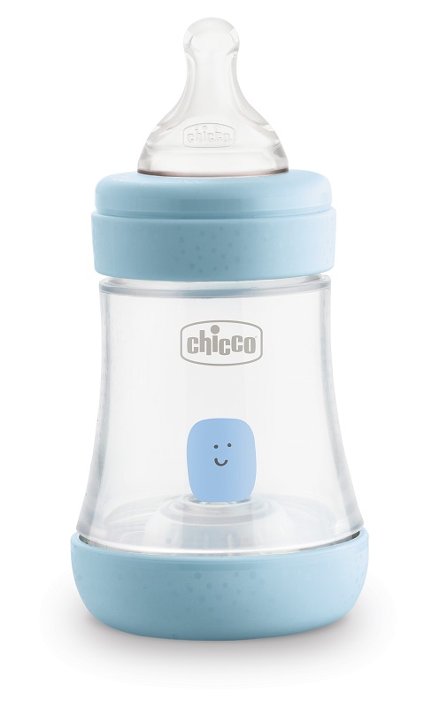 CHICCO BIBERON PERFECT 5 BOY 150 ML IN SILICONE 1 FORO - farmagiri