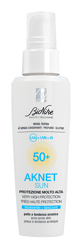 AKNET SUN PROTEZIONE MOLTO ALTA SPF50+ 50 ML - farmagiri