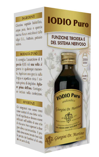 IODIO PURO ANALCOLICO 100 ML - farmagiri