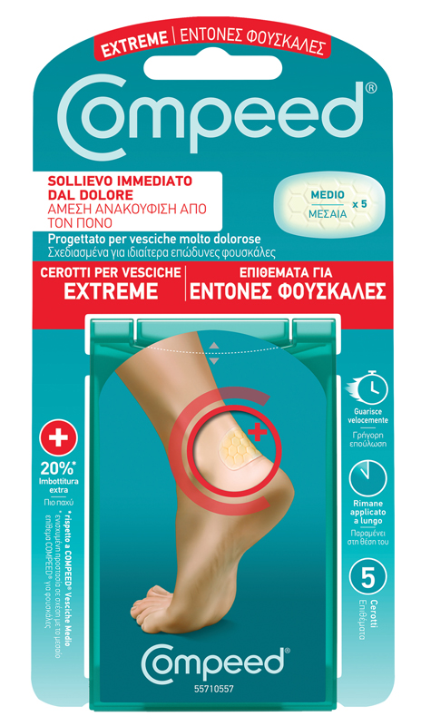 COMPEED CEROTTI PER VESCICHE EXTREME 5 PEZZI - farmagiri