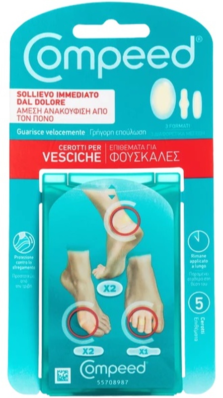 COMPEED CEROTTI PER VESCICHE MISTO 5 PEZZI - farmagiri