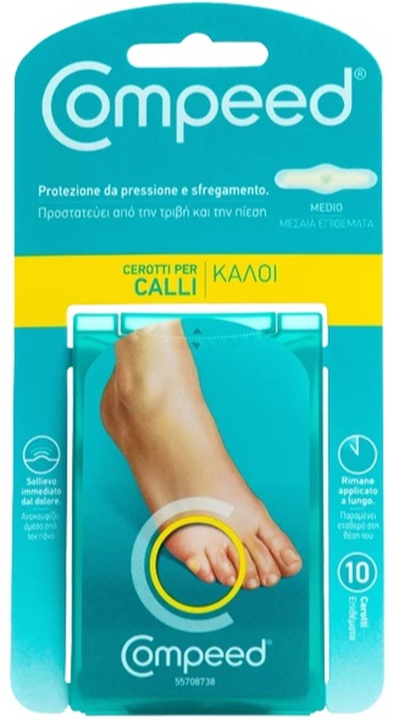 COMPEED CEROTTI PER CALLI MEDIO 10 PEZZI - farmagiri