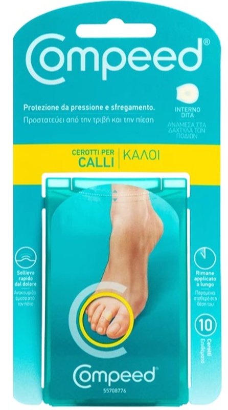 COMPEED CEROTTI PER CALLI INTERNO DITA 10 PEZZI - farmagiri